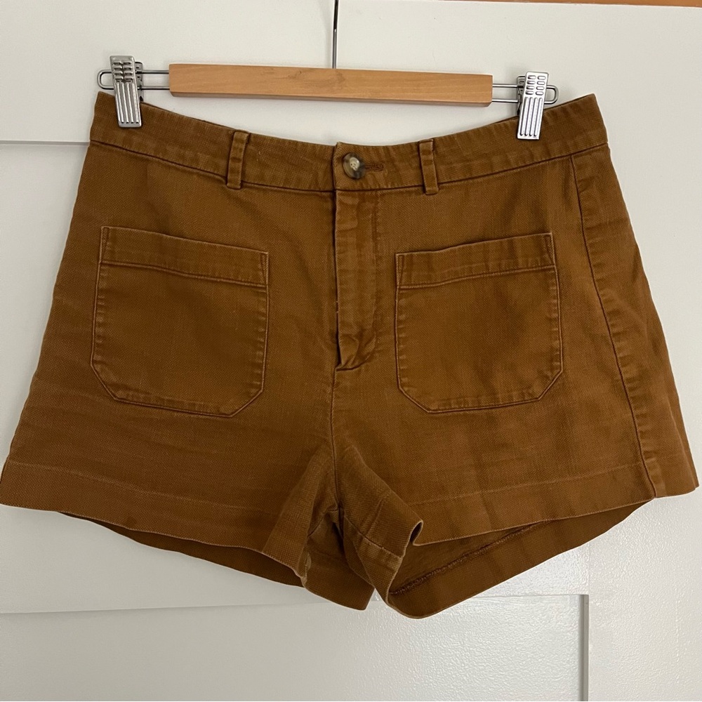 Emmett patch pocket linen feel shorts